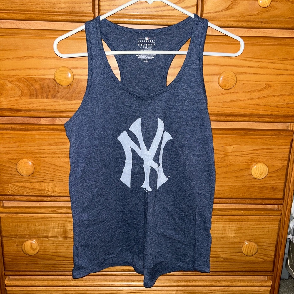 New York Yankees Racerback Tank Top
